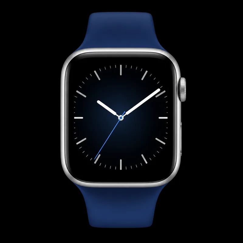 Apple Watch SE de frente com tela acesa